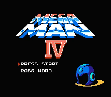 Mega Man 4 (USA) (Rev 1) screen shot title